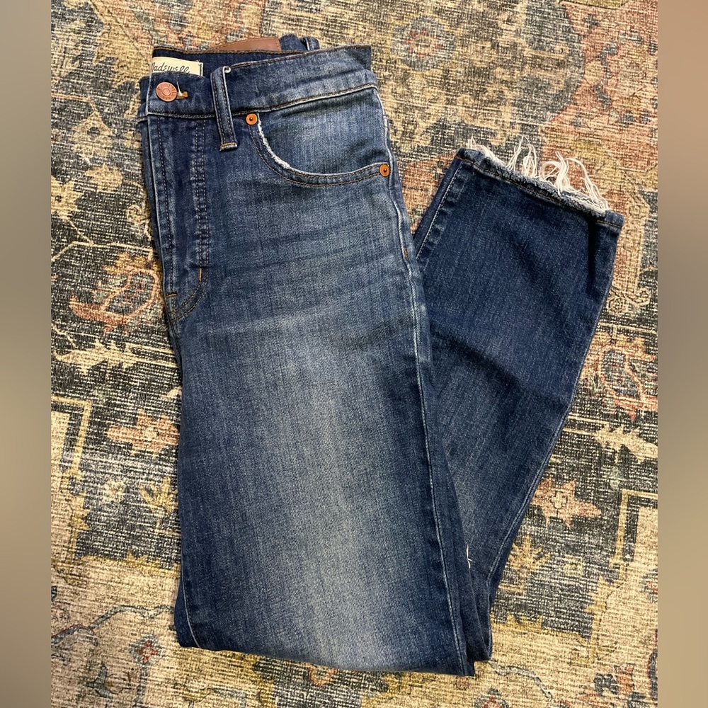 Madewell perfect vintage crop jean 27